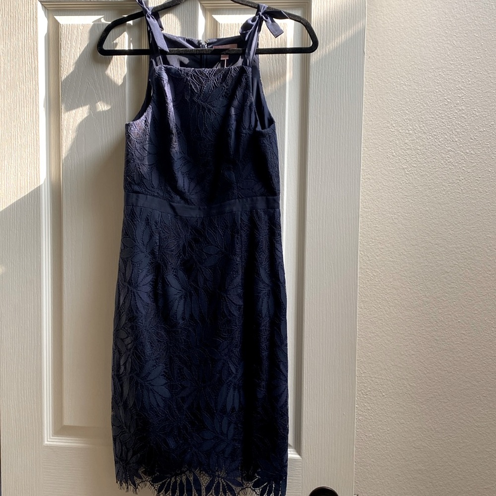 Lilly Pulitzer Kayleigh Shift - Navy - Fern Gallery Lace